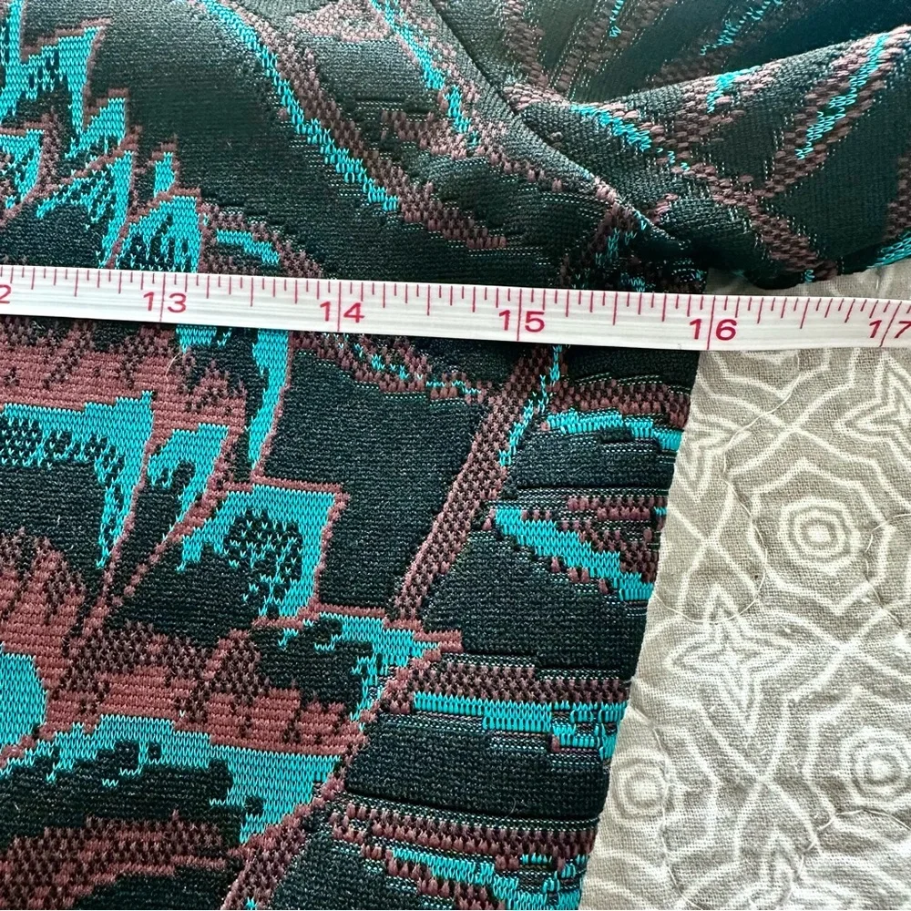 Mara Hoffman Cocktail Dress Herbarium Jacquard Fitted Long Sleeve Size S - Picture 9 of 10